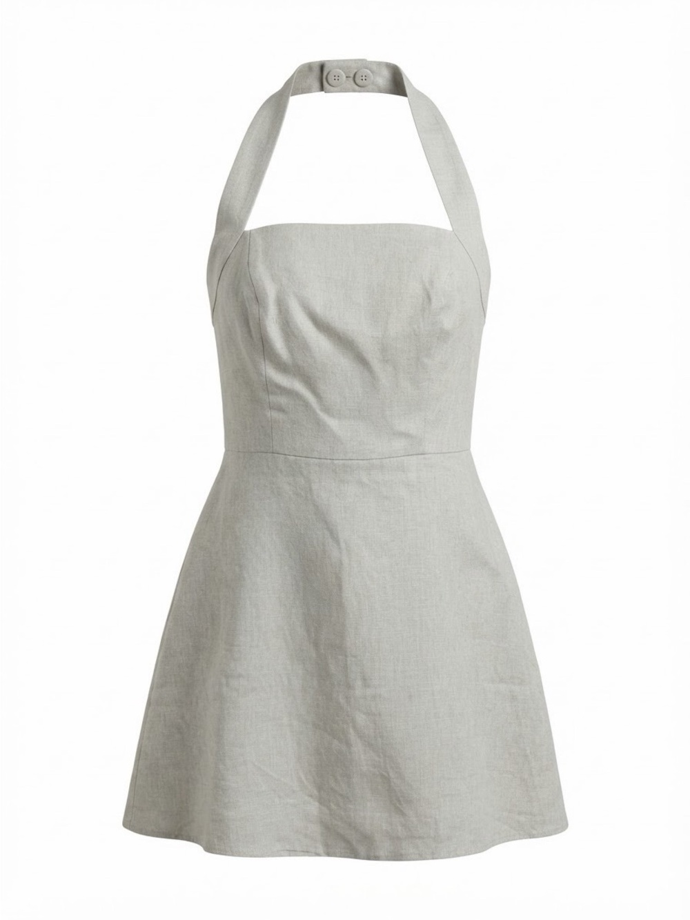 NWT Wilfred by Aritzia Aliza Linen Halter Mini Dress Size 0